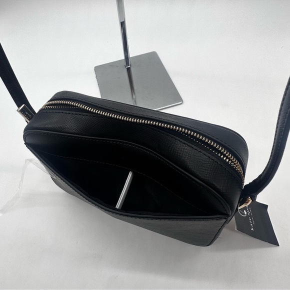 Kate Spade Mini Staci Camera Leather Crossbody Bag Black - Picture 5 of 9